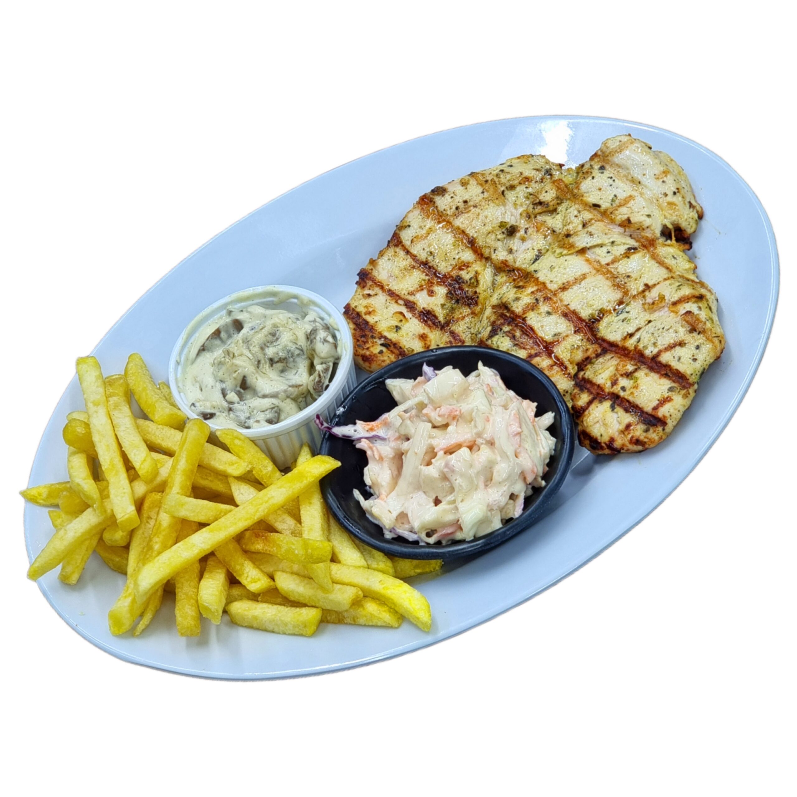 بشقاب استیک مرغ / Steak Chicken Plate